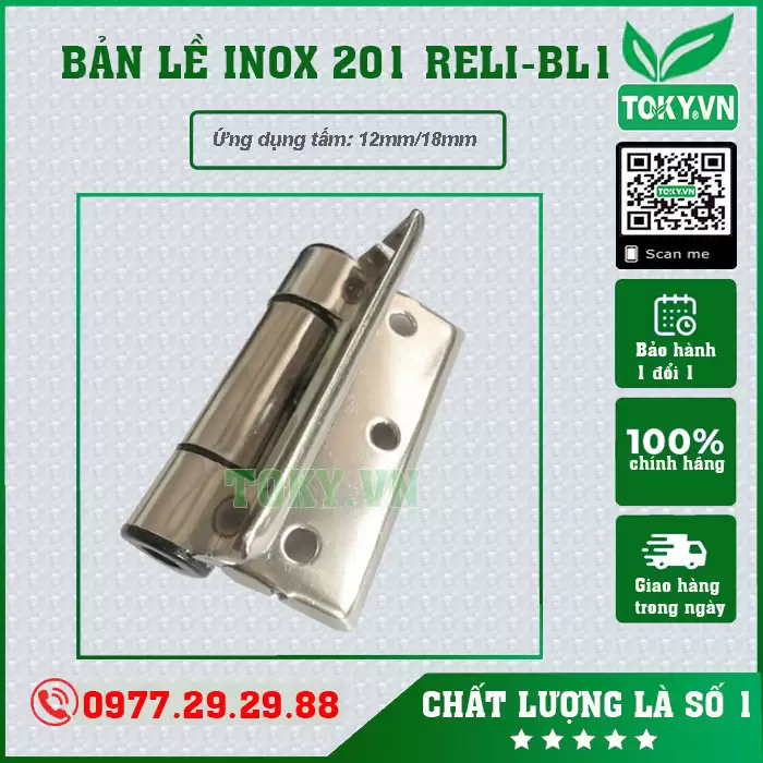 Bản lề inox 201 RELI-BL1