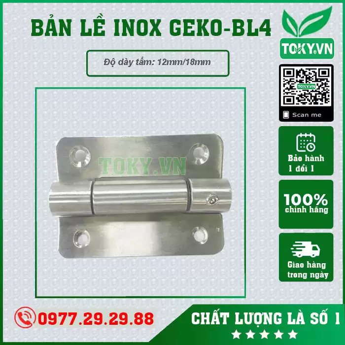 Bản lề inox 304 GEKO-BL4