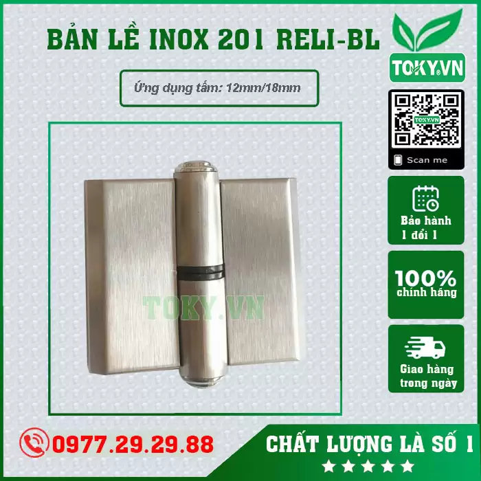 Bản lề inox 201 RELI-BL