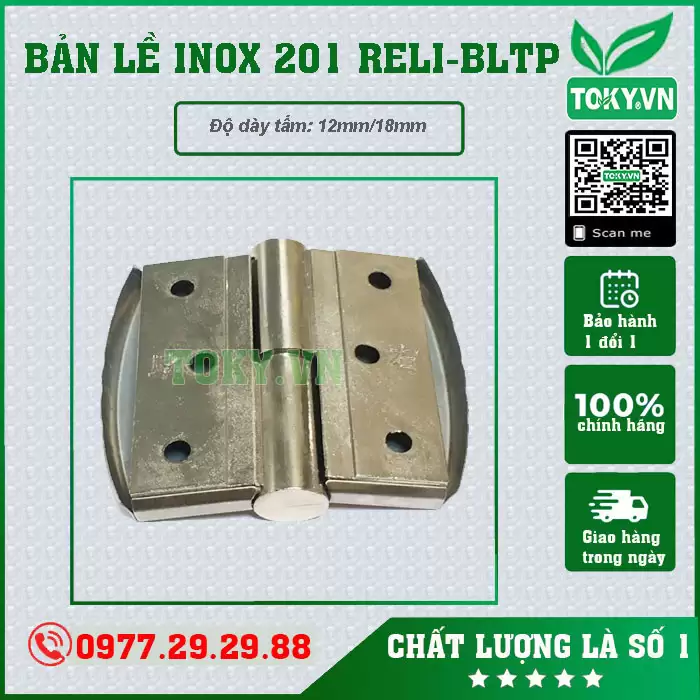 Bản lề inox 201 RELI-BLTP