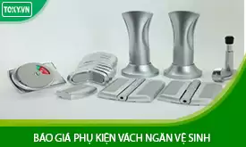 Báo giá phụ kiện vách ngăn vệ sinh compact, mfc 2025 | -10%