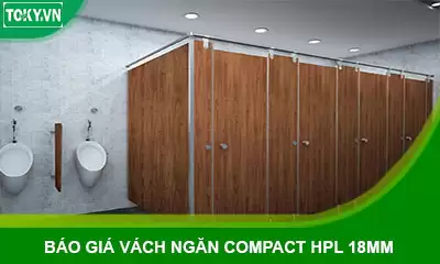 Báo giá vách ngăn compact hpl 18mm cho các dự án cao cấp