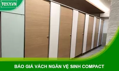 Cập nhật báo giá vách ngăn vệ sinh compact mới nhất năm 2025