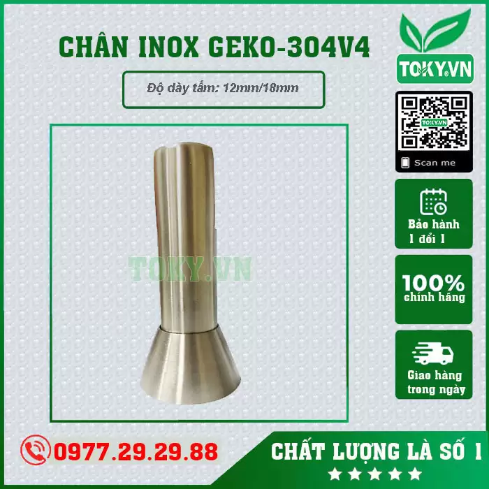 Chân GEKO- 304V4 rỗng