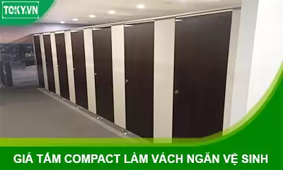 Giá tấm compact làm vách ngăn vệ sinh loại nào rẻ hơn?