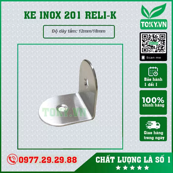 Ke góc inox 201 RELI-K