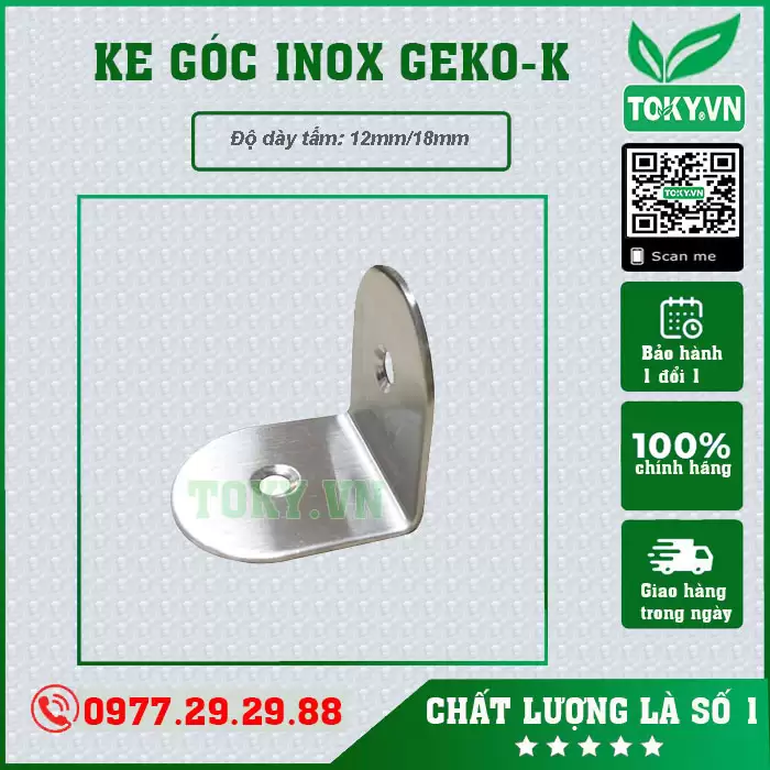 Ke góc inox 304 GEKO-K