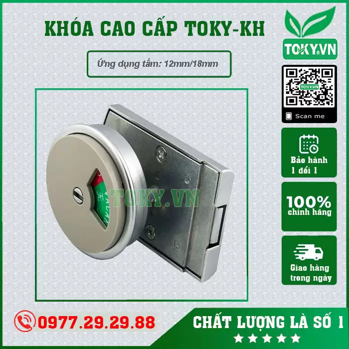 Khóa vách ngăn vệ sinh TOKY-KH cao cấp