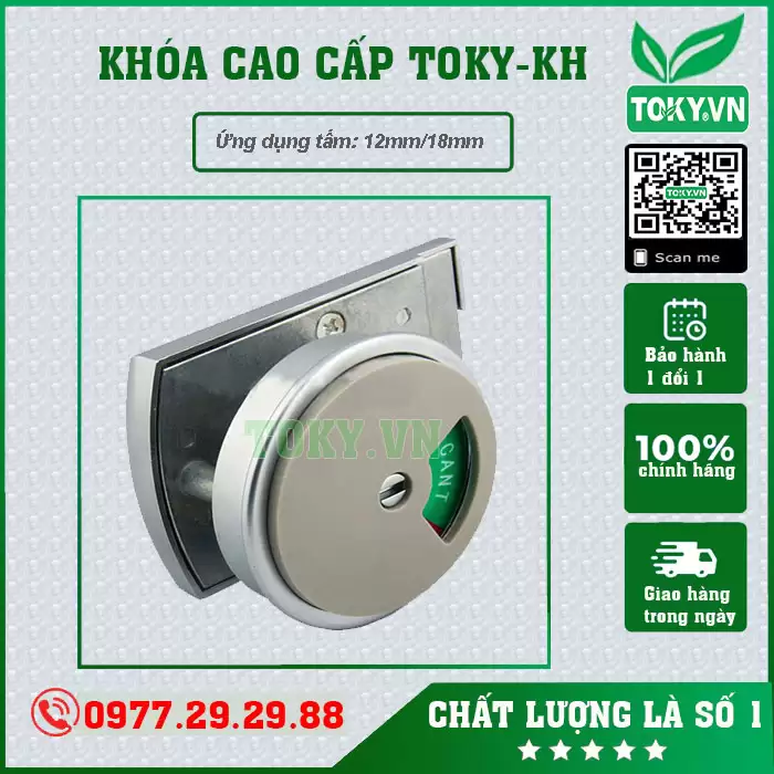 Khóa vách ngăn vệ sinh TOKY-KH cao cấp