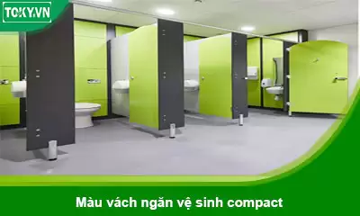 Màu vách ngăn vệ sinh compact được ưa chuộng nhất