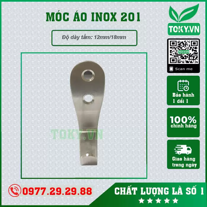 Móc áo inox 201 RELI-MA