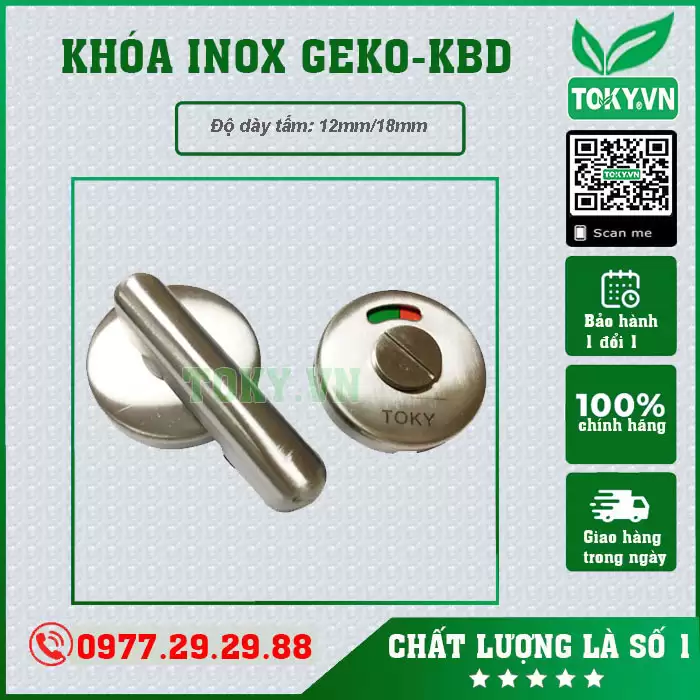 Khóa inox 304 GEKO-KBD