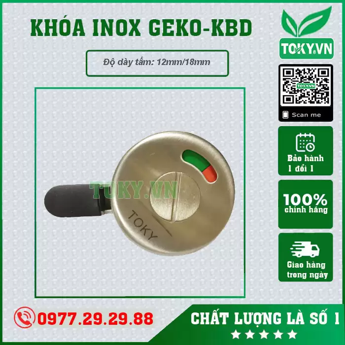 Khóa inox 304 GEKO-KBD