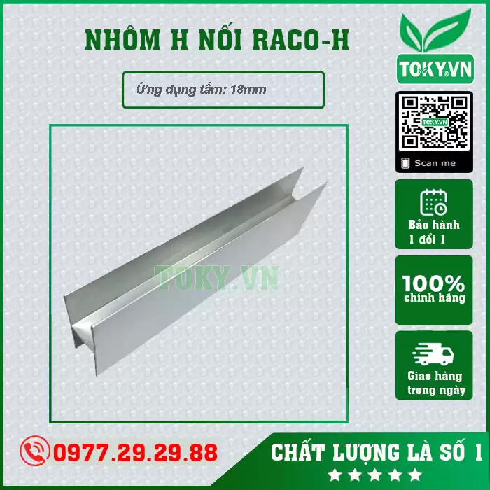 Nhôm H nối vách ngăn vệ sinh