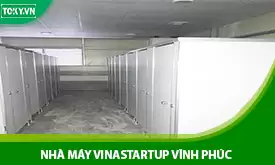 Quy trình thi công vách ngăn vệ sinh cho nhà máy VINASTARTUP
