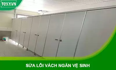 Cùng chuyên gia sửa lỗi vách ngăn vệ sinh không cần thay mới
