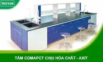 Tấm compact chịu axit, hóa chất | Nhập khẩu trực tiếp | Sẵn kho