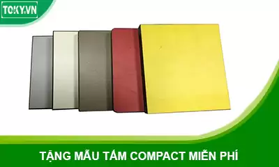 Tặng mẫu tấm vách ngăn vệ sinh compact hpl miễn phí