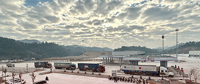 Toàn cảnh vách ngăn vệ sinh tại Công viên Logistics Viettel Lạng Sơn