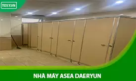 Hoàn thiện dự án vách ngăn vệ sinh cho nhà máy ASEA DAERYUN