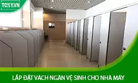 Tiêu chuẩn lắp đặt vách ngăn vệ sinh cho nhà máy
