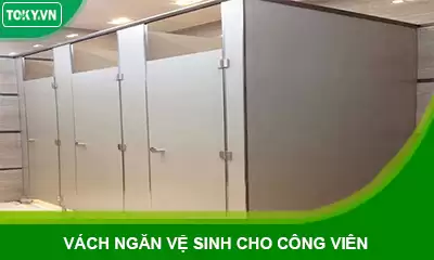 Vách ngăn vệ sinh compact cho công viên | Giá rẻ | Mẫu đẹp