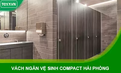 Thi công vách ngăn vệ sinh compact Hải Phòng giá cực tốt