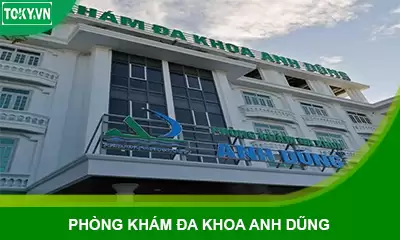 Vách ngăn vệ sinh compact phòng khám Đa Khoa Anh Dũng
