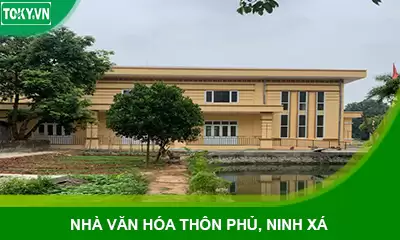 Vách ngăn vệ sinh compact tại Nhà văn hóa Thôn Phủ, Ninh Xá 