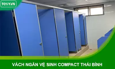 Bật mí thi công vách ngăn vệ sinh compact Thái Bình uy tín