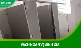 Cảnh báo vách ngăn vệ sinh giả – sai lầm trong lựa chọn