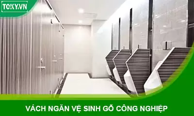 Vách ngăn vệ sinh gỗ công nghiệp | Sản xuất, thi công trực tiếp