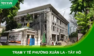 Lắp đặt vách ngăn vệ sinh hpl tại trạm y tế Xuân La – Tây Hồ