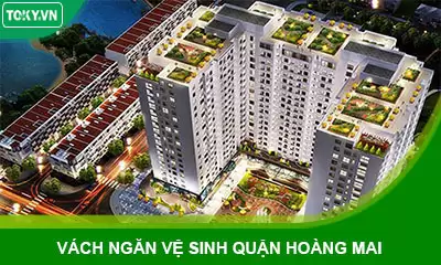 Vách ngăn vệ sinh quận Hoàng Mai | Giảm 15% giá tấm compact