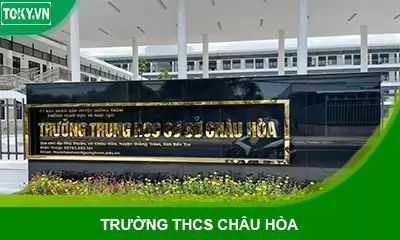 Dự án vách ngăn vệ sinh trường THCS Châu Hòa – Bến Tre
