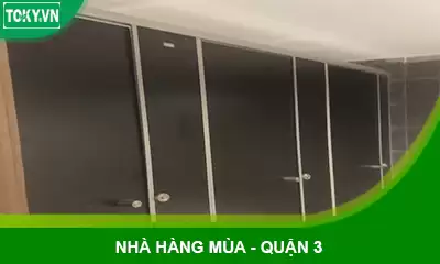 Vách vệ sinh compact cho nhà hàng Mùa Quận 3 – mã 1028